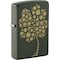 Zippo 2022N Zippo Price Fighter 221 Four Leaf Clover Design Green Matte ZIP-48501 - alternate 2